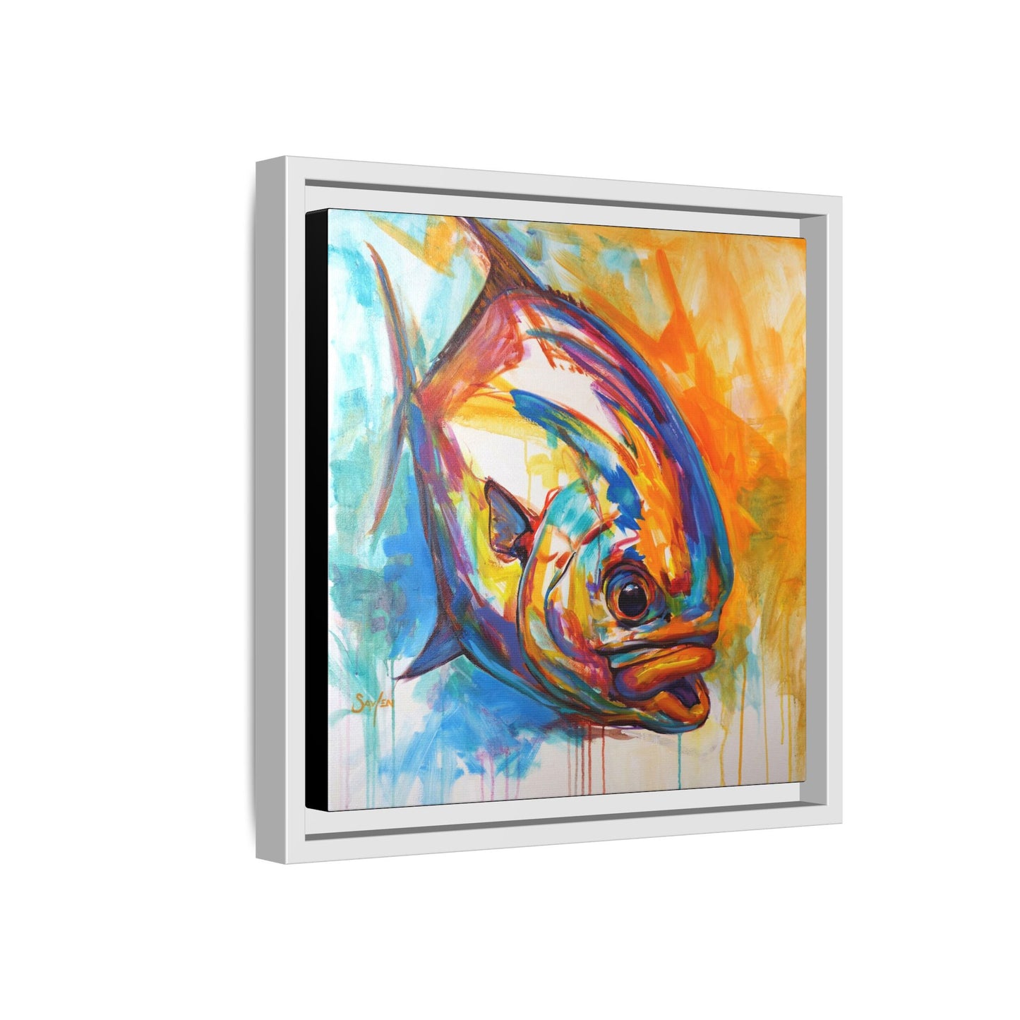 "Fire Permit" Framed Art Print - Love My Oceans Canvas