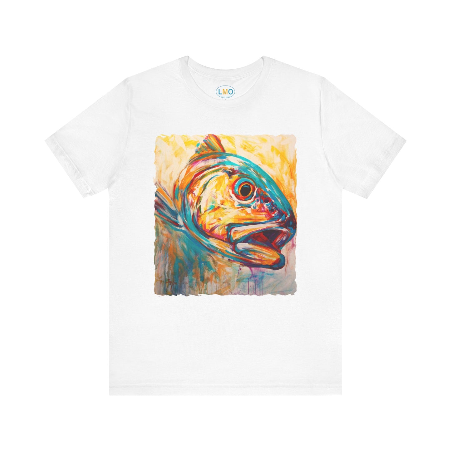 Redfish Tee | Fishing Shirt | Red Drum | Back Print