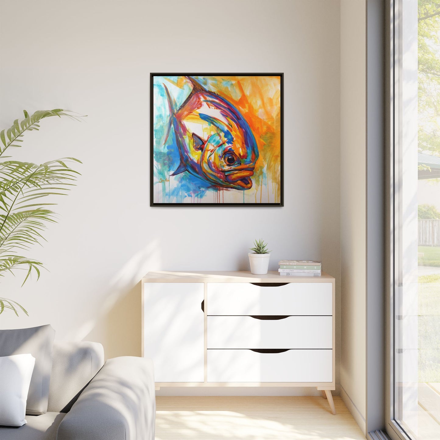 "Fire Permit" Framed Art Print