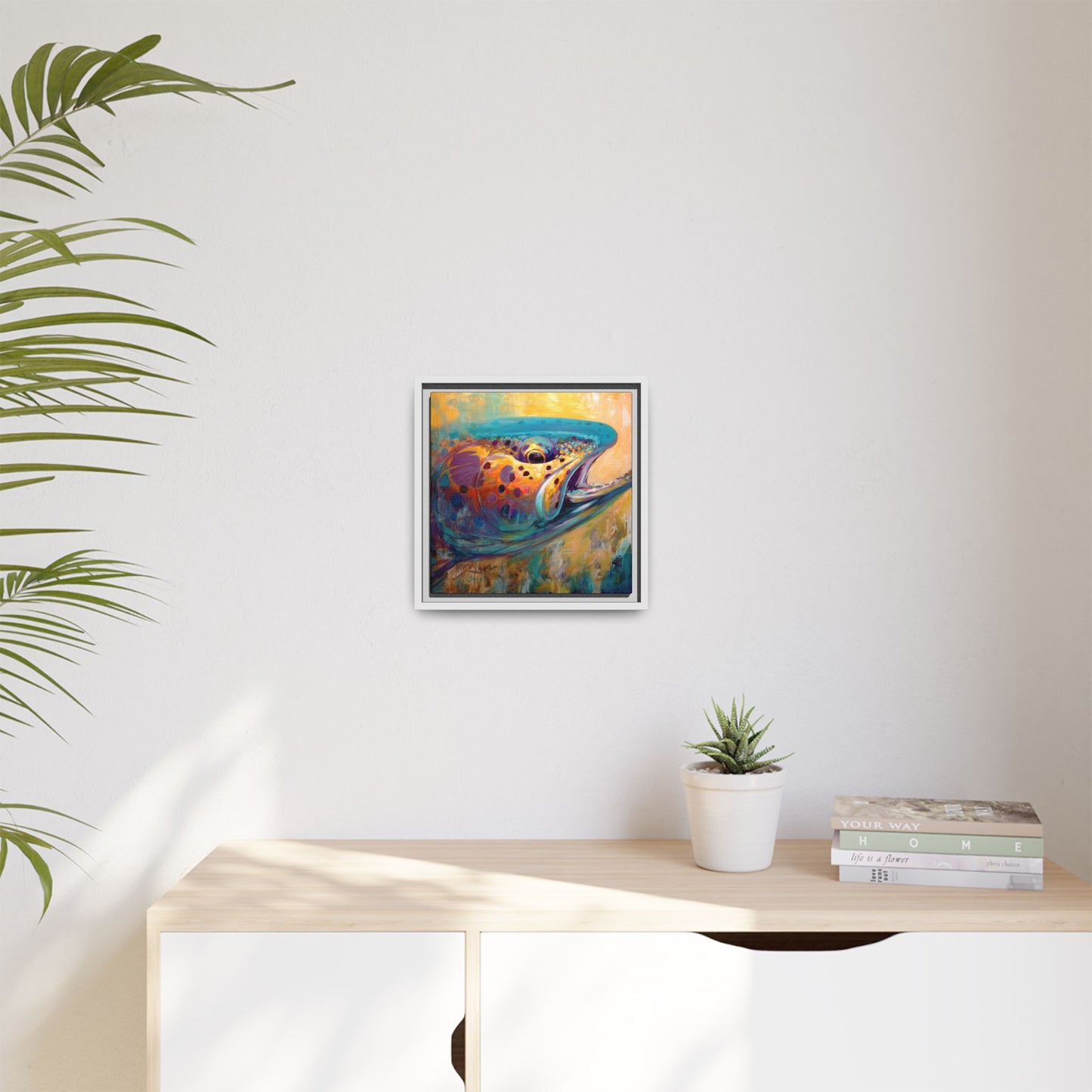 "Fire From Water" Apache Trout - Love My Oceans Canvas