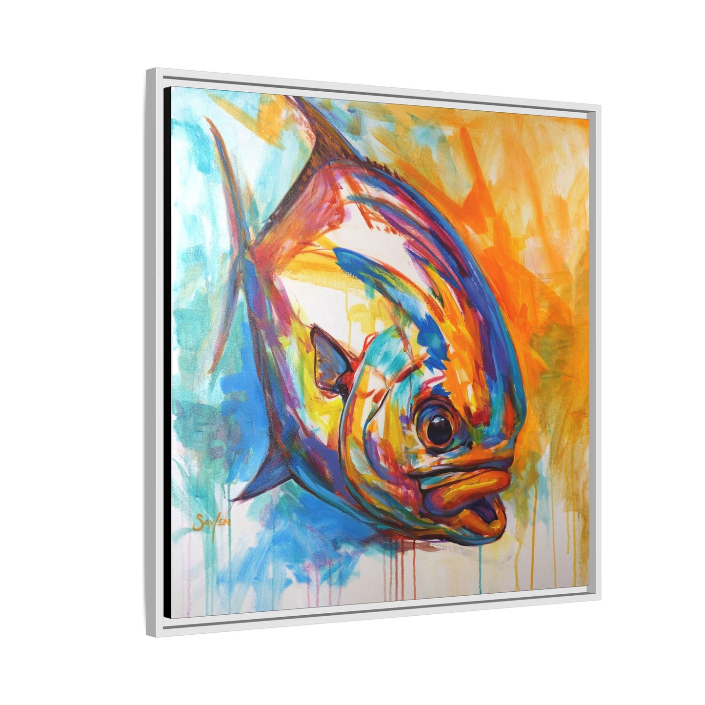 "Fire Permit" Framed Art Print