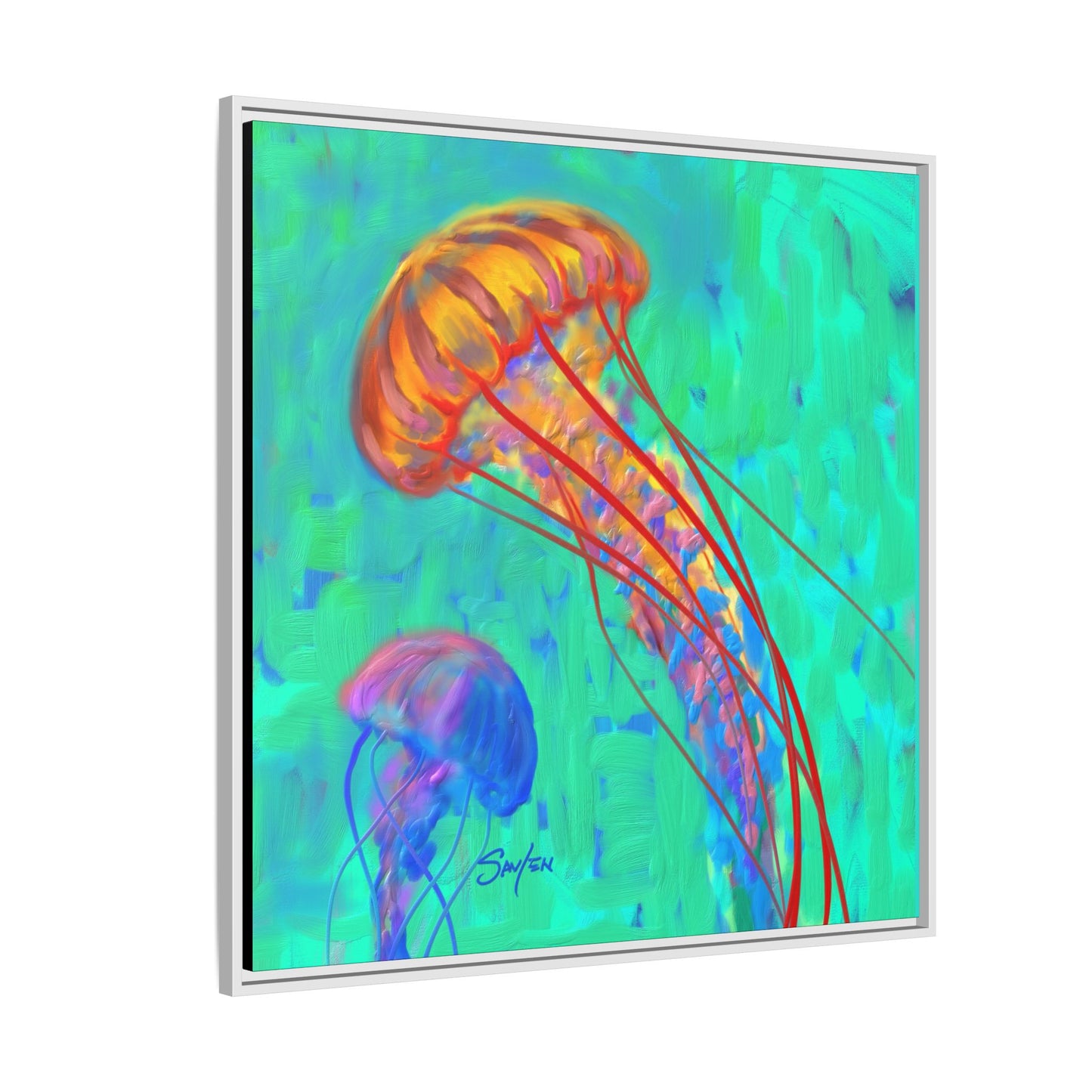 Canvas Print - Jellyfish by Mike Savlen