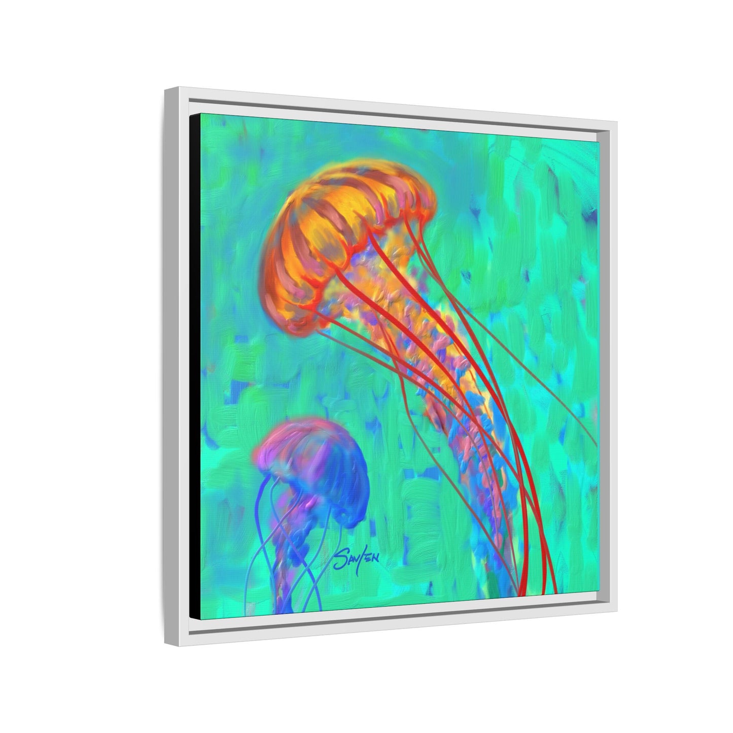 Canvas Print - Jellyfish by Mike Savlen - Love My Oceans Canvas