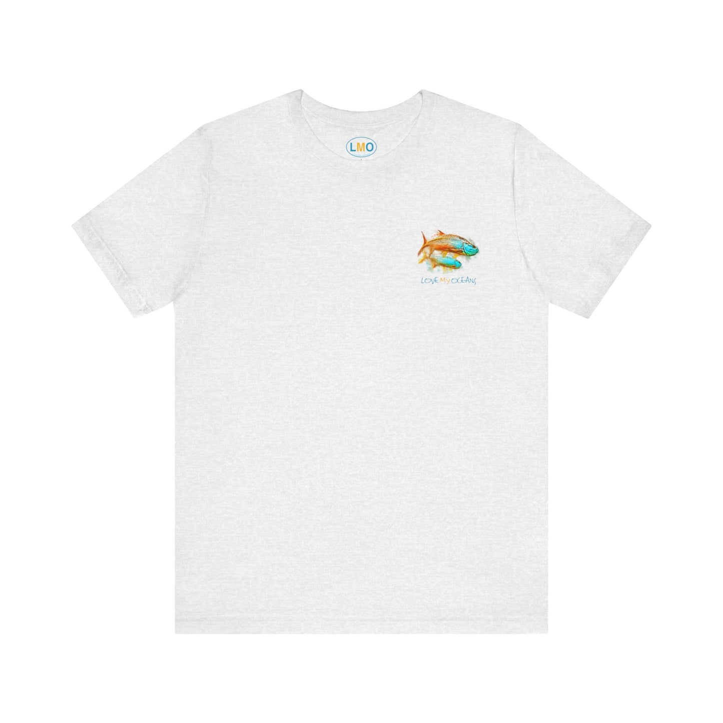 Hunting Tarpon - Crewneck Tee - Tarpon Angler Shirt - Love My Oceans T-Shirt