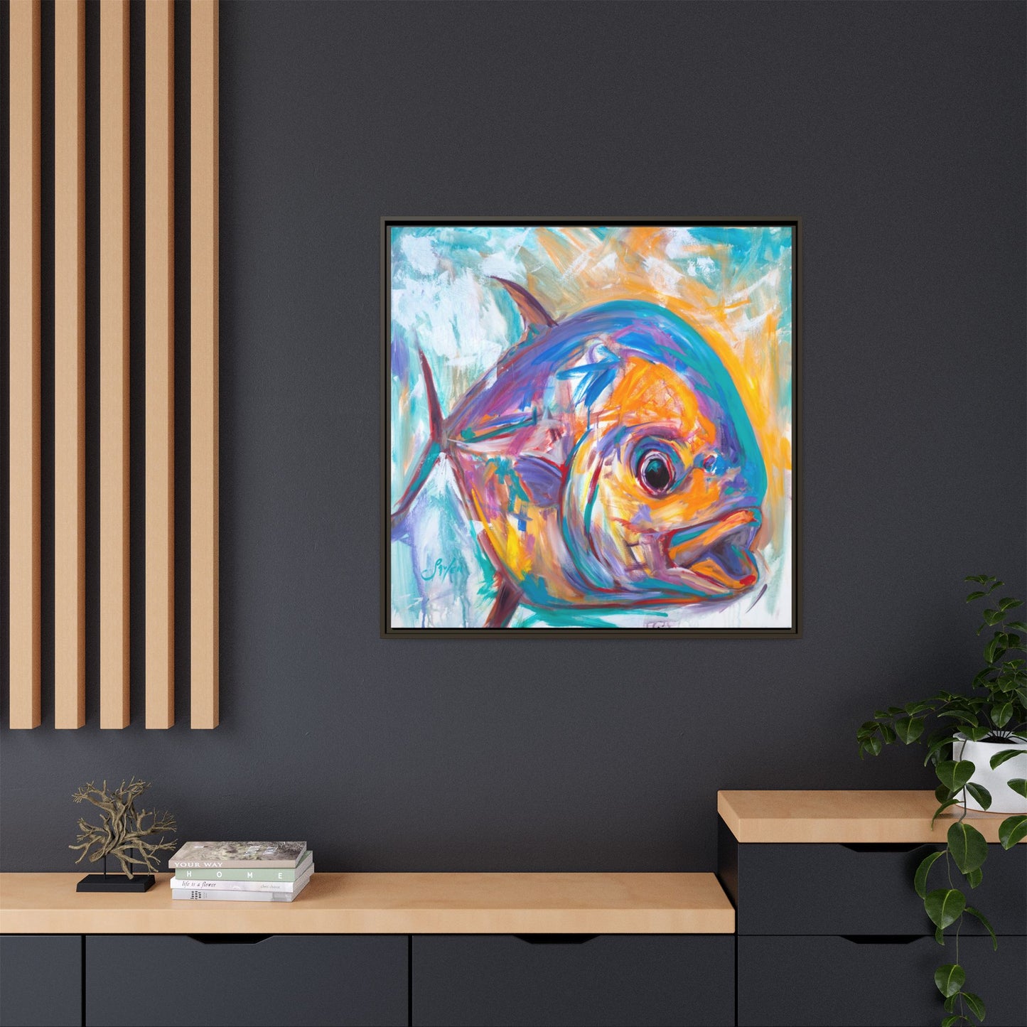 "Expressionist Permit" Framed Art Print