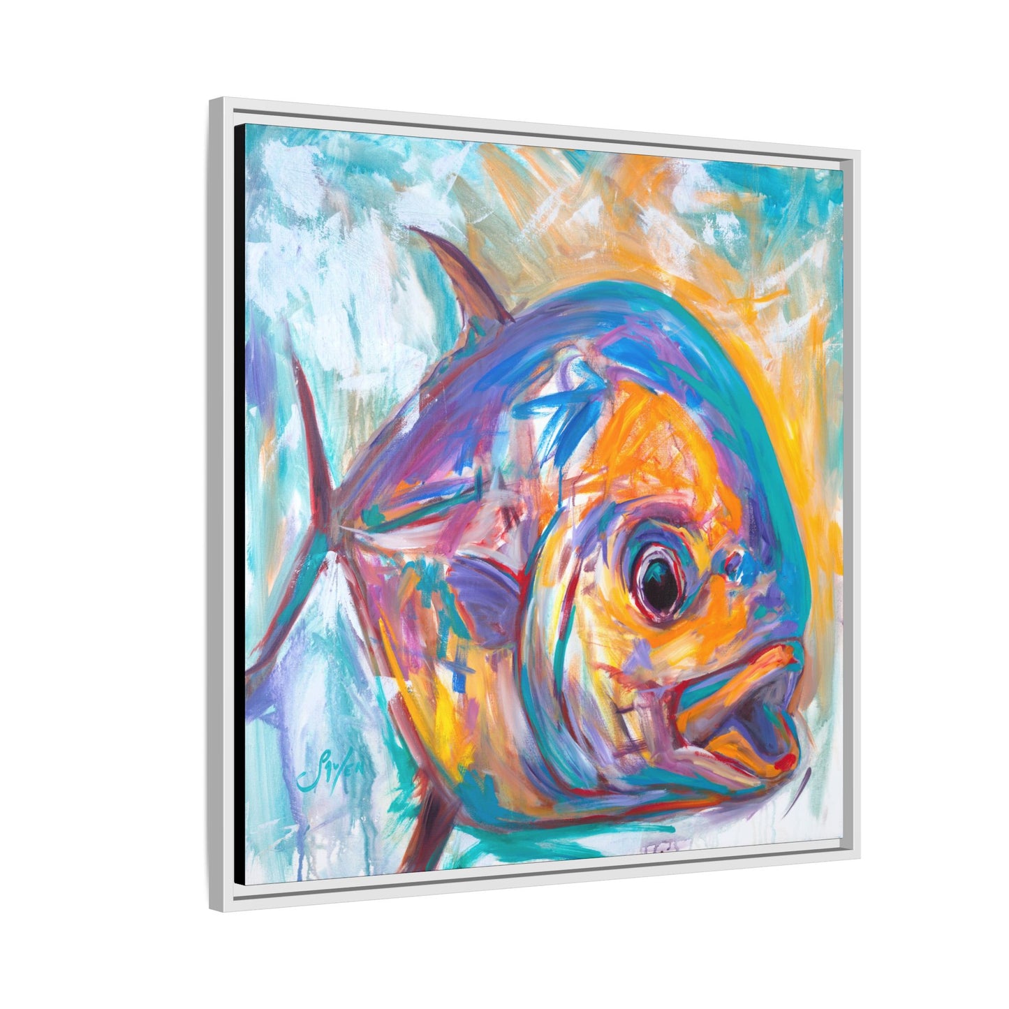 "Expressionist Permit" Framed Art Print