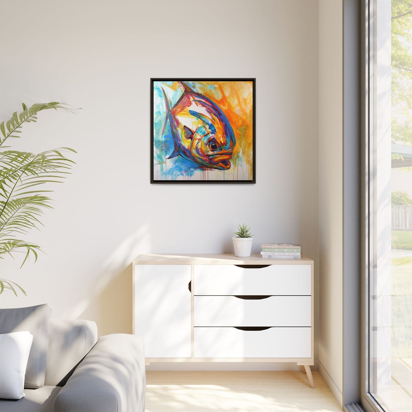 "Fire Permit" Framed Art Print