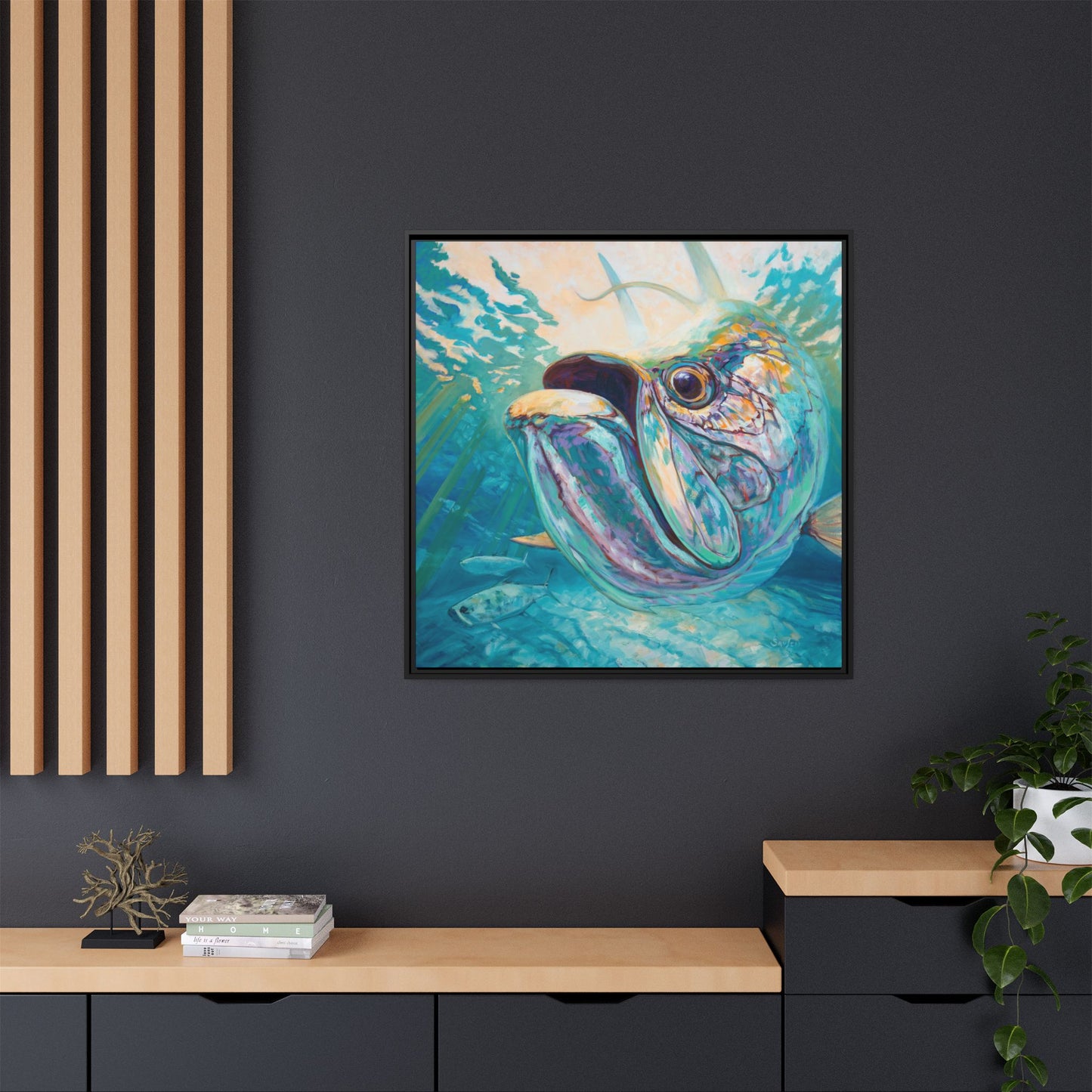 "Silver and Sun" Tarpon Art Print