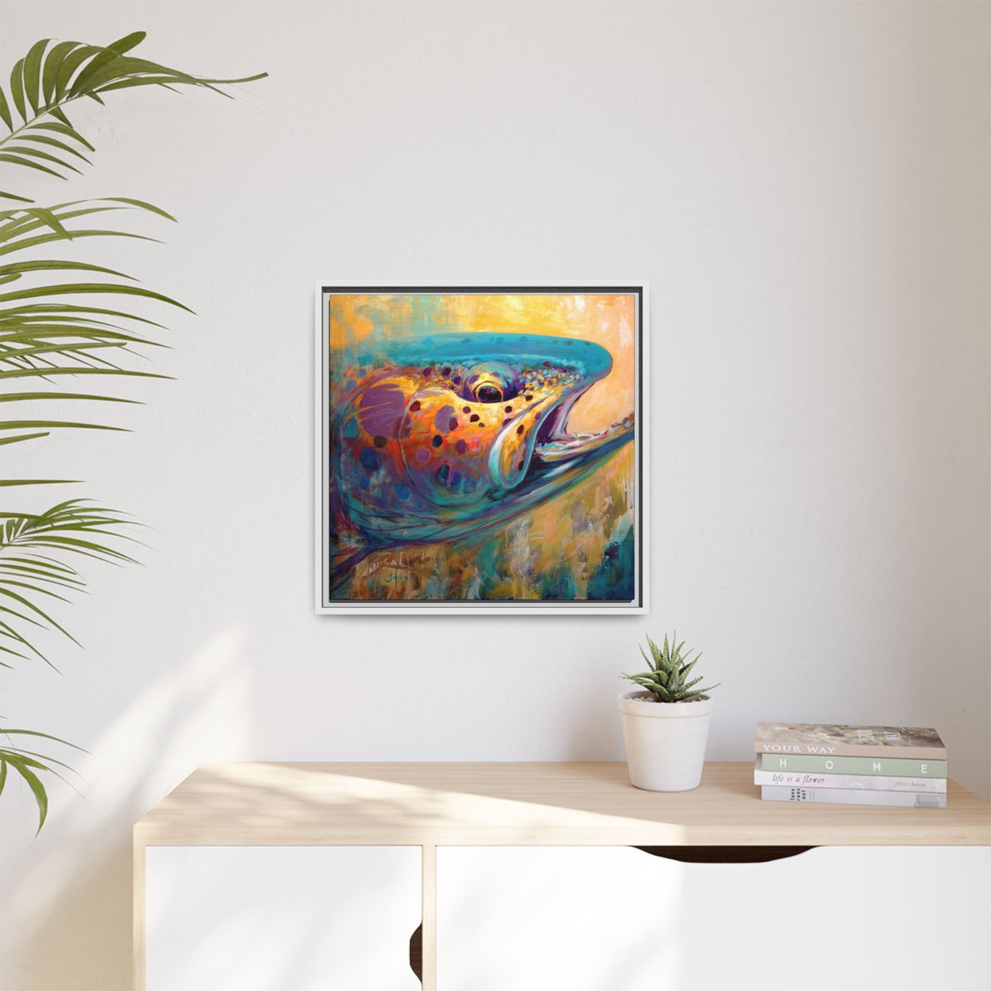 "Fire From Water" Apache Trout - Love My Oceans Canvas