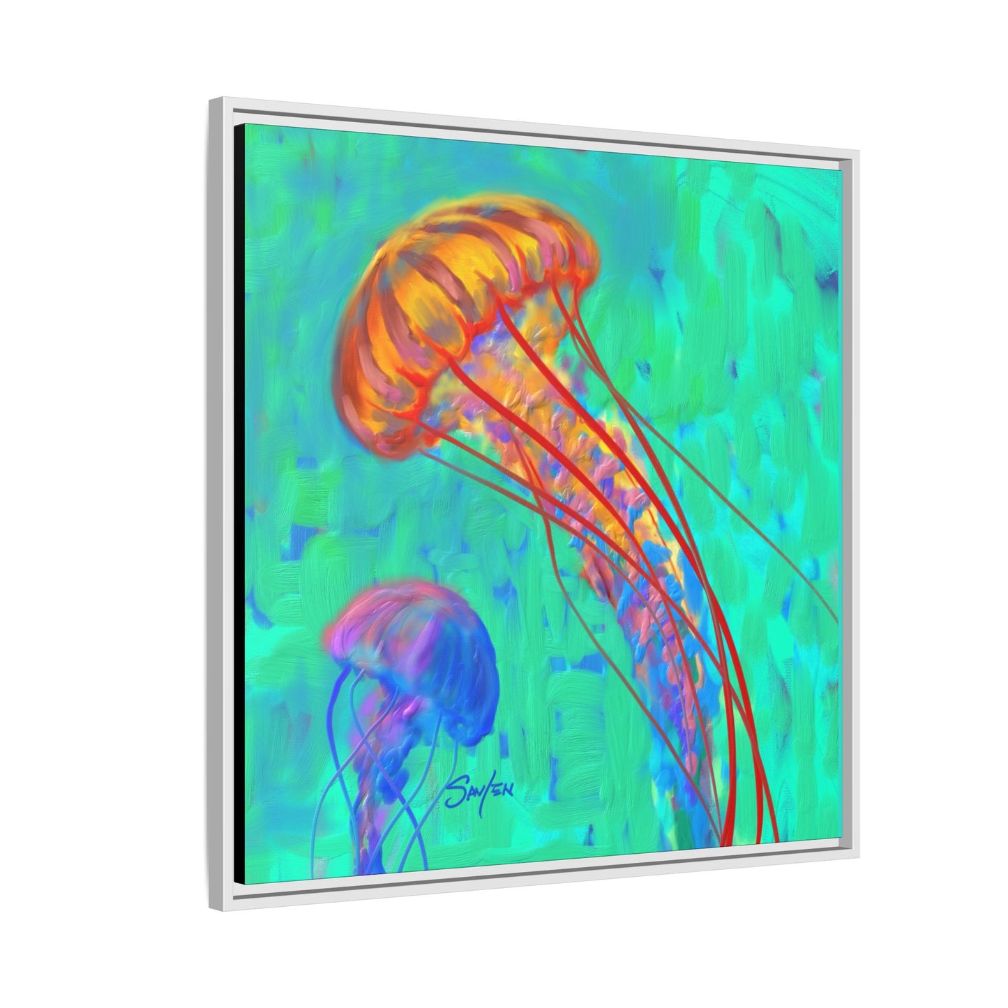 Canvas Print - Jellyfish by Mike Savlen