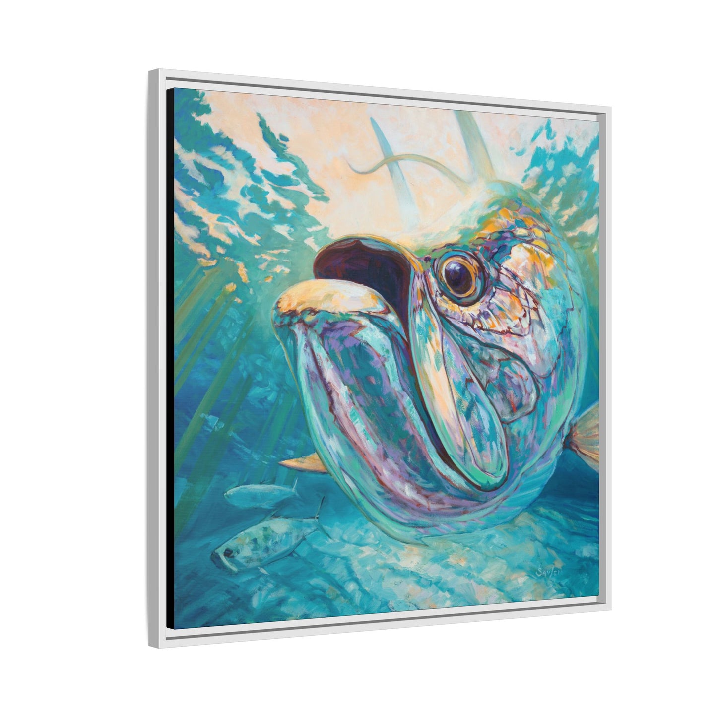 "Silver and Sun" Tarpon Art Print
