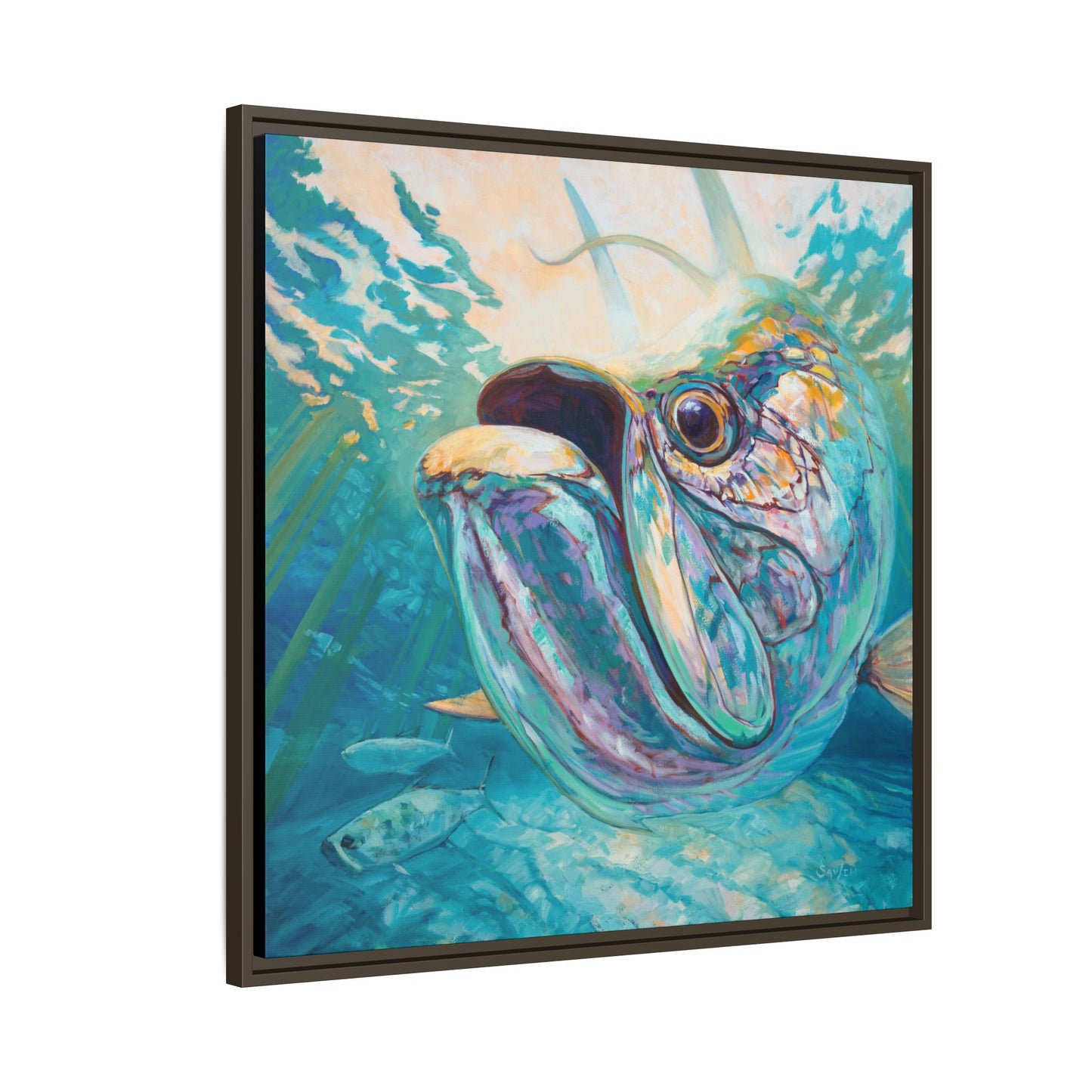 "Silver and Sun" Tarpon Art Print