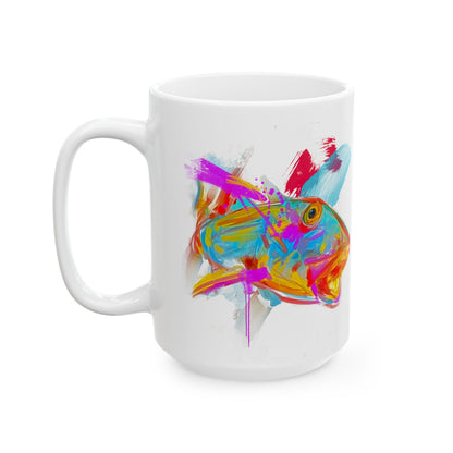 Bonefish Coffee Mug - Bonefish Art - Love My Oceans Mug