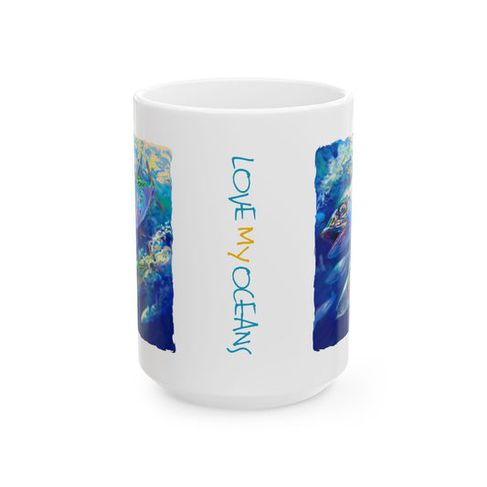 False albacore fishing Coffee Mug - Love My Oceans Mug