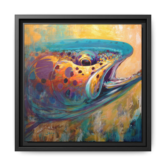 "Fire From Water" Apache Trout - Love My Oceans Canvas