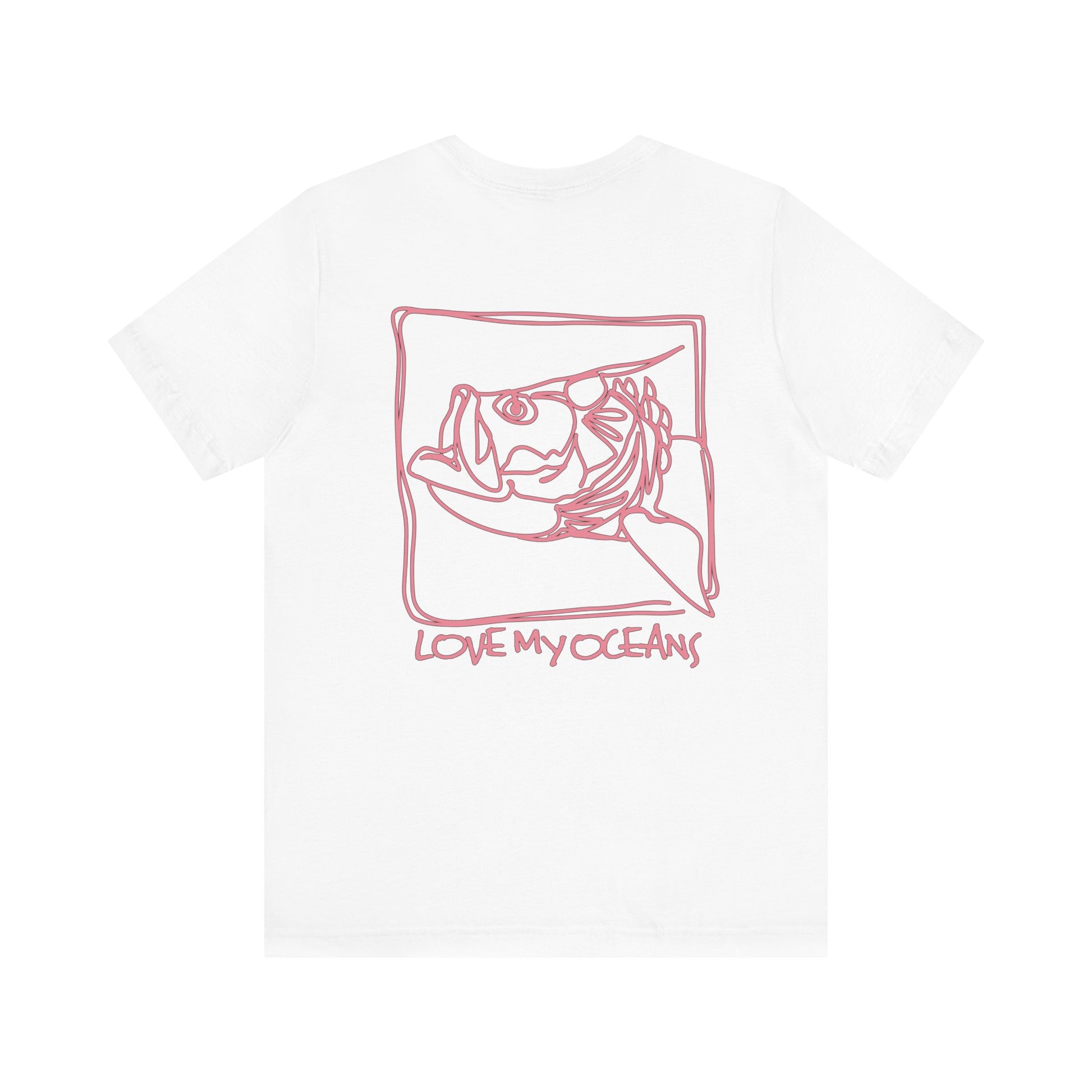 Sketchy Tarpon - Crewneck Tee - Tarpon Angler Shirt - Love My Oceans T-Shirt