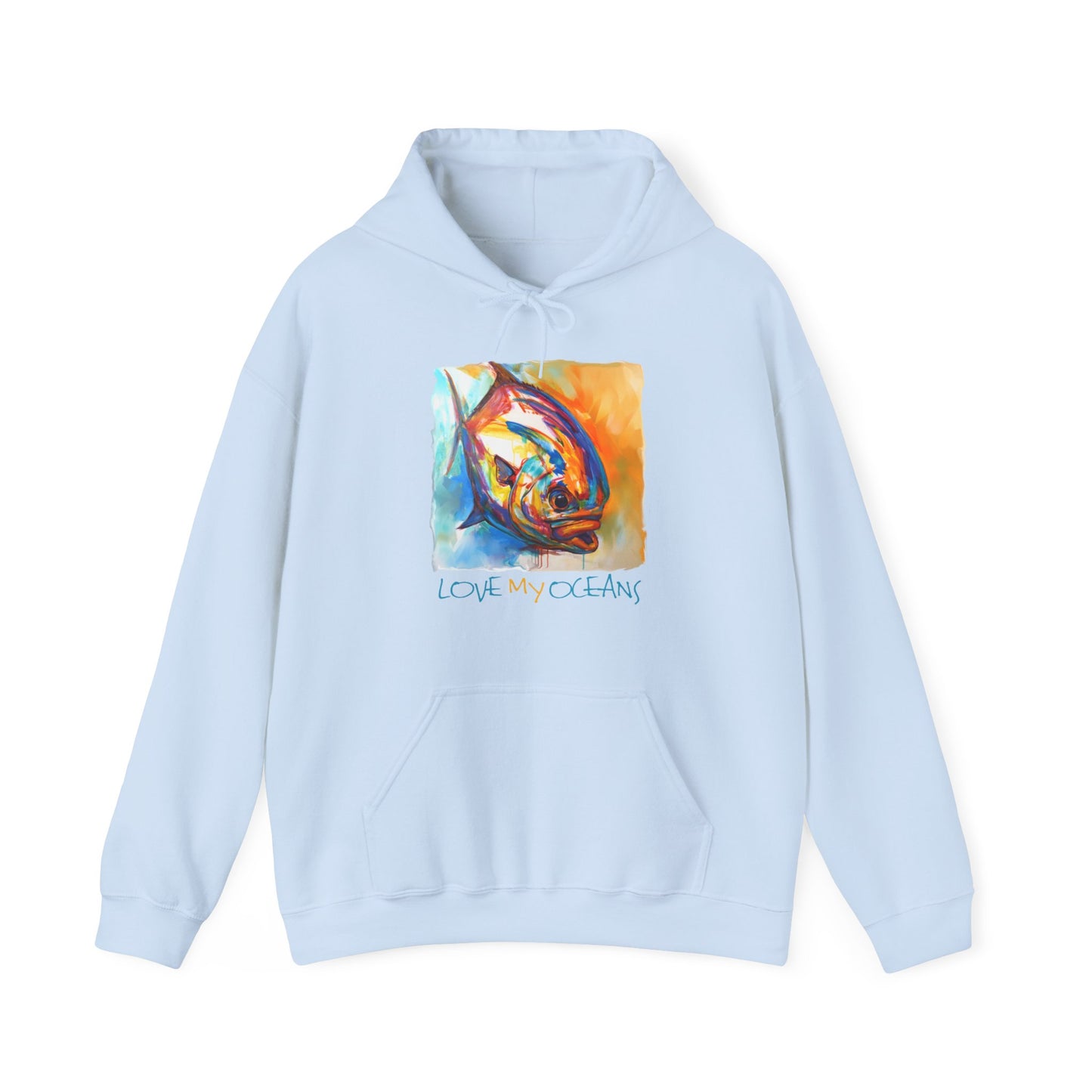 Fire Permit | Love My Oceans | Hooded Sweatshirt | Ocean Apparel | Hoodie - Love My Oceans Hoodie