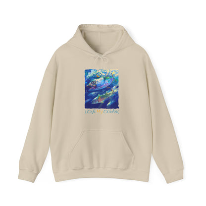 False Albacore | Love My Oceans | Hooded Sweatshirt | Fishing Shirt | Hoodie - Love My Oceans Hoodie