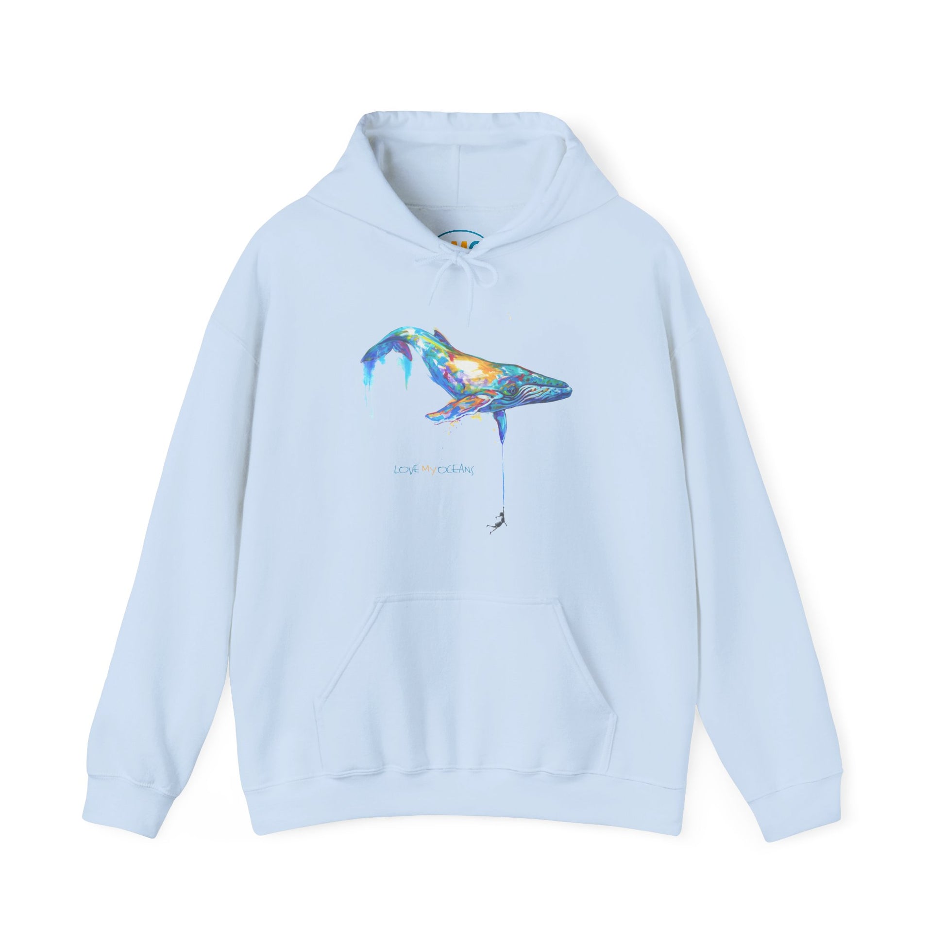 Humpback Whale, Hooded Sweatshirt - Love My Oceans Hoodie