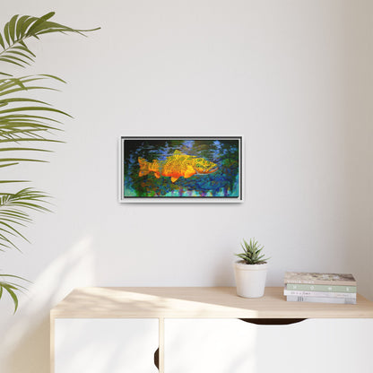 Looking Glass - Brown Trout - Flyfishing art - Love My Oceans Canvas