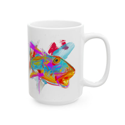 Bonefish Coffee Mug - Bonefish Art - Love My Oceans Mug