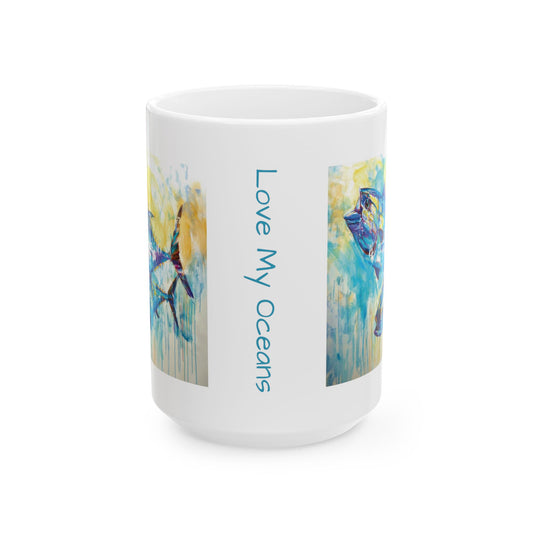 Bluefin Tuna Coffee Mug - Love My Oceans Mug