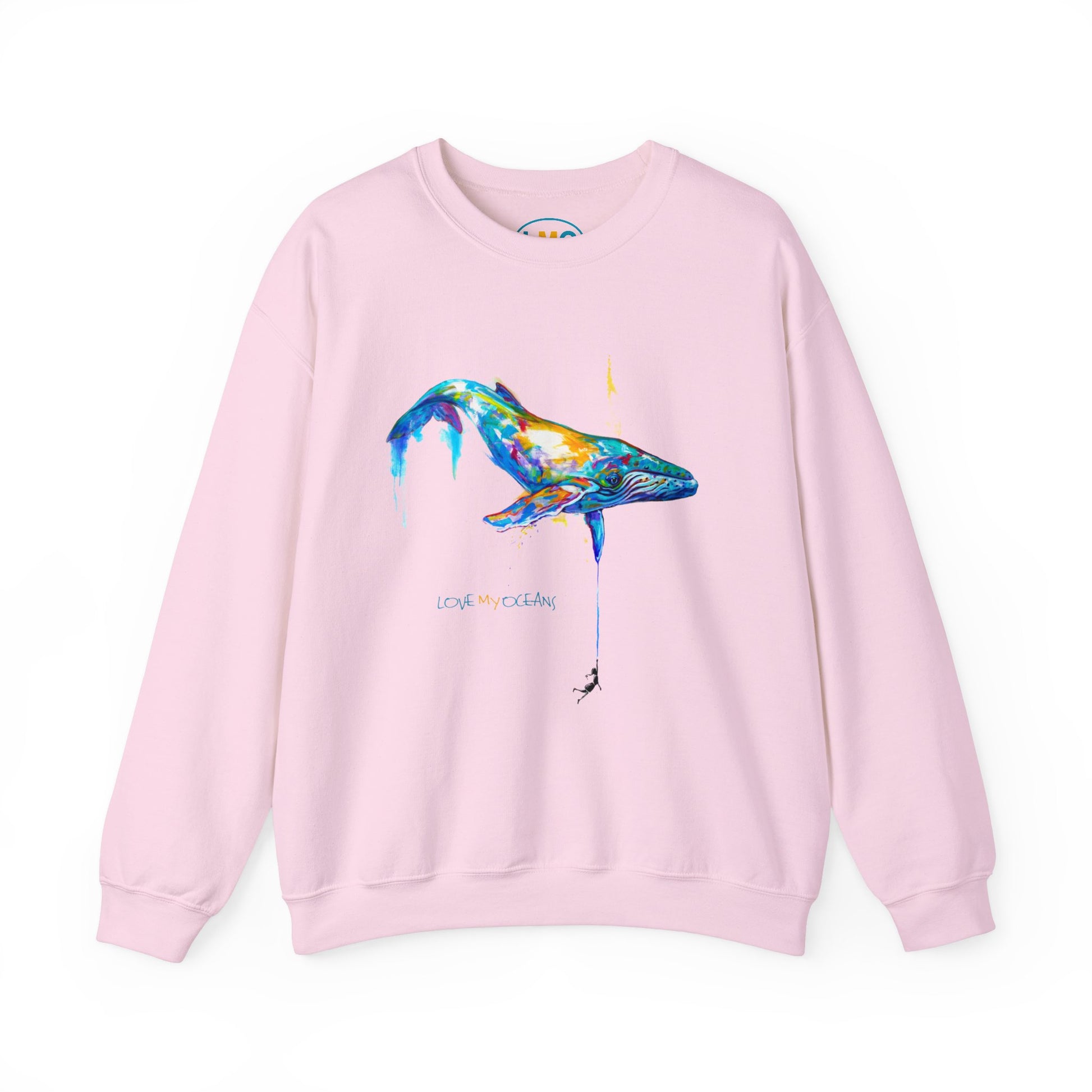 By a Thread - Humpback Whale crewneck sweatshirt - Love My Oceans Sweatshirt