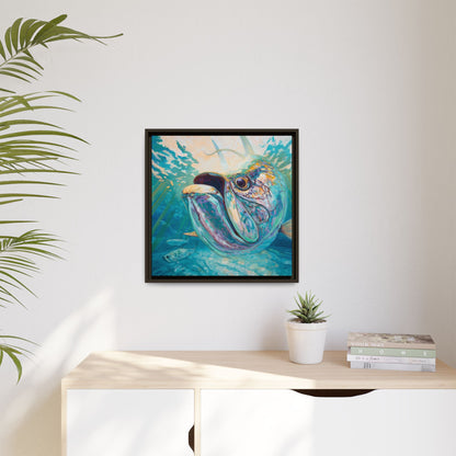 "Silver and Sun" Tarpon Art Print - Love My Oceans Canvas