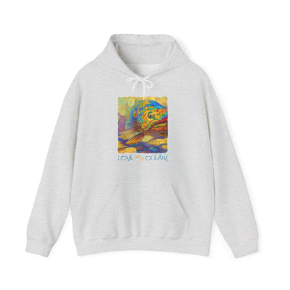 Brown Trout | Love My Oceans | Hooded Sweatshirt | Fishing Shirt | Hoodie - Love My Oceans Hoodie