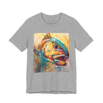 Redfish Tee | Fishing Shirt | Red Drum | Back Print