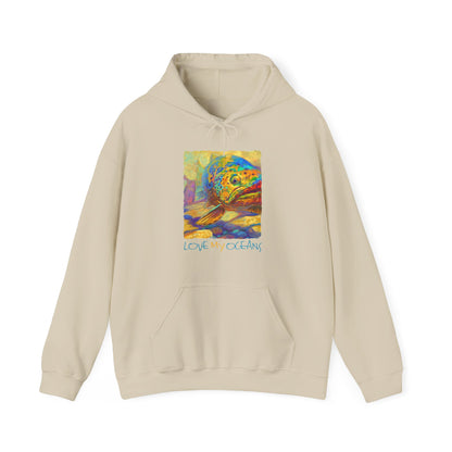Brown Trout | Love My Oceans | Hooded Sweatshirt | Fishing Shirt | Hoodie - Love My Oceans Hoodie
