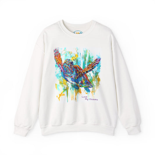 Sea Turtle - Love My Oceans - Crewneck Sweatshirt