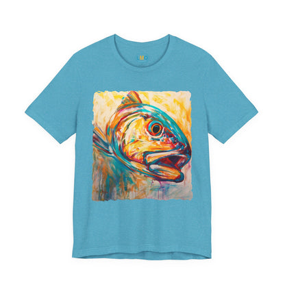 Redfish Tee | Fishing Shirt | Red Drum | Back Print