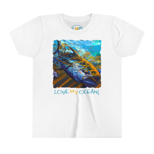 Bluefin Tuna youth tee | Tuna fish shirt | Ocean life | Kids Fishing Shirt - Love My Oceans Kids clothes