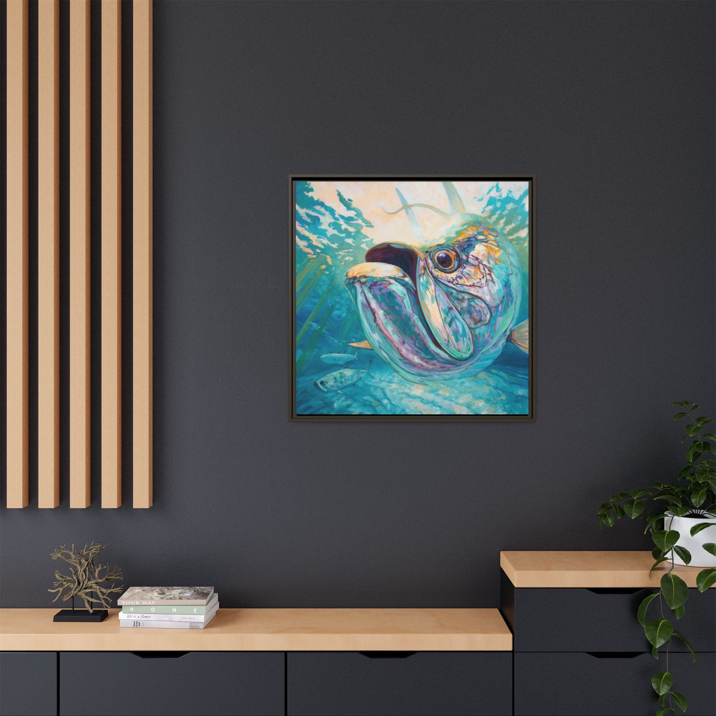 "Silver and Sun" Tarpon Art Print