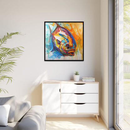 Fire Permit – Framed Art Print by Mike Savlen