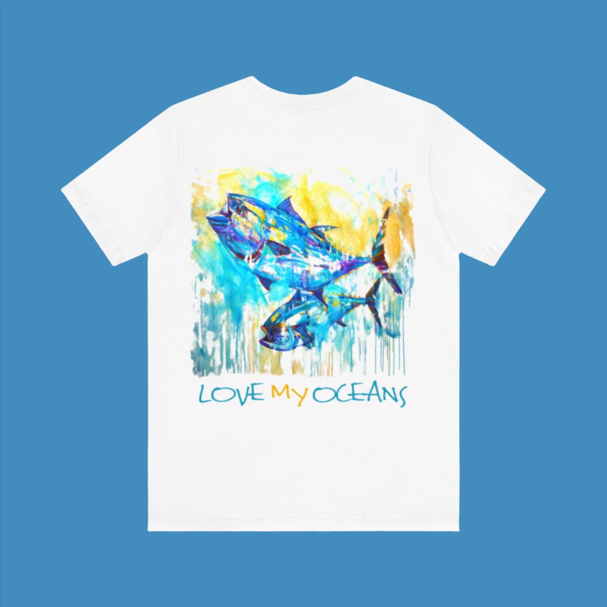 Bluefin Tuna Tee | Tuna Fishing | Fishing Shirt | Back Print - Love My Oceans T-Shirt