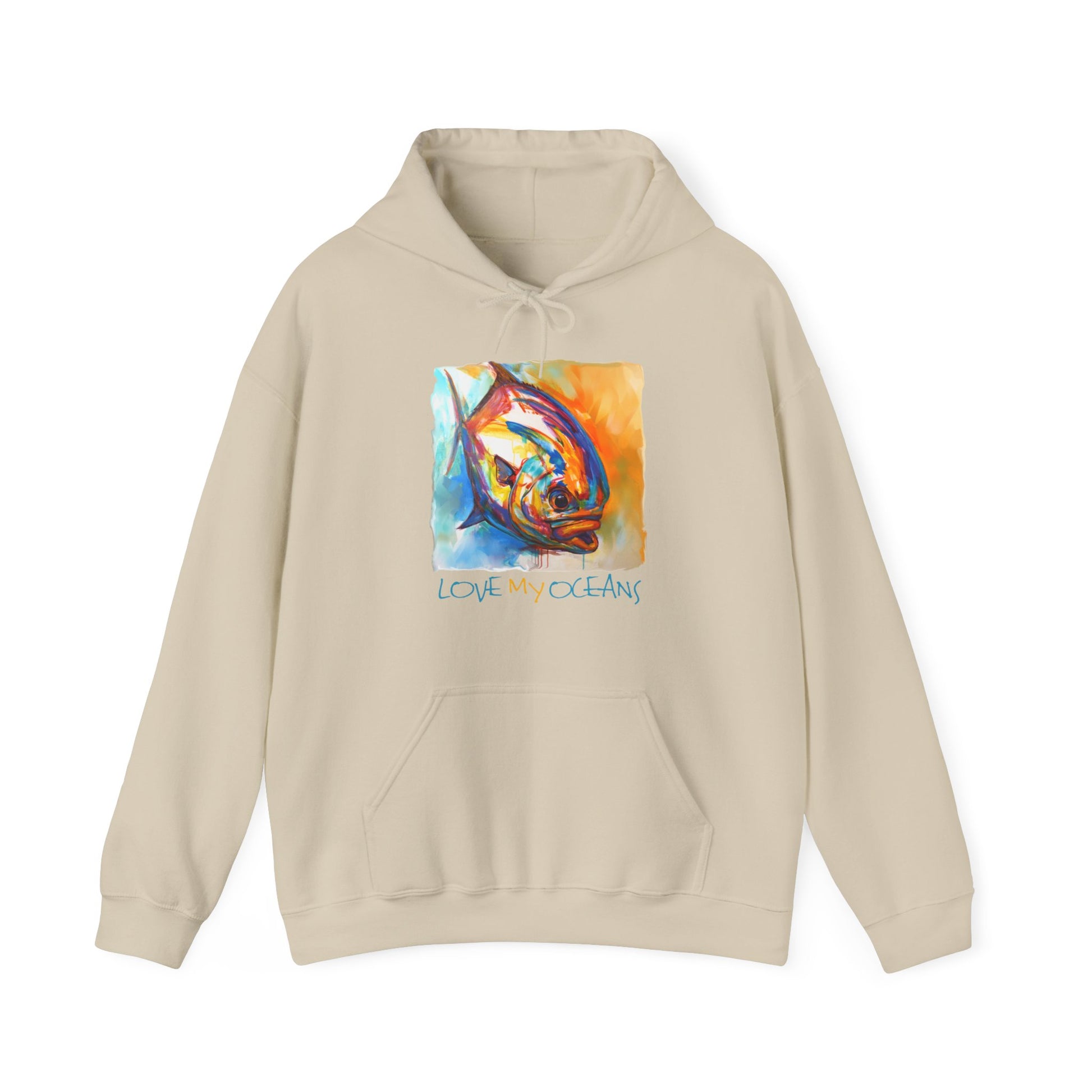 Fire Permit | Love My Oceans | Hooded Sweatshirt | Ocean Apparel | Hoodie - Love My Oceans Hoodie