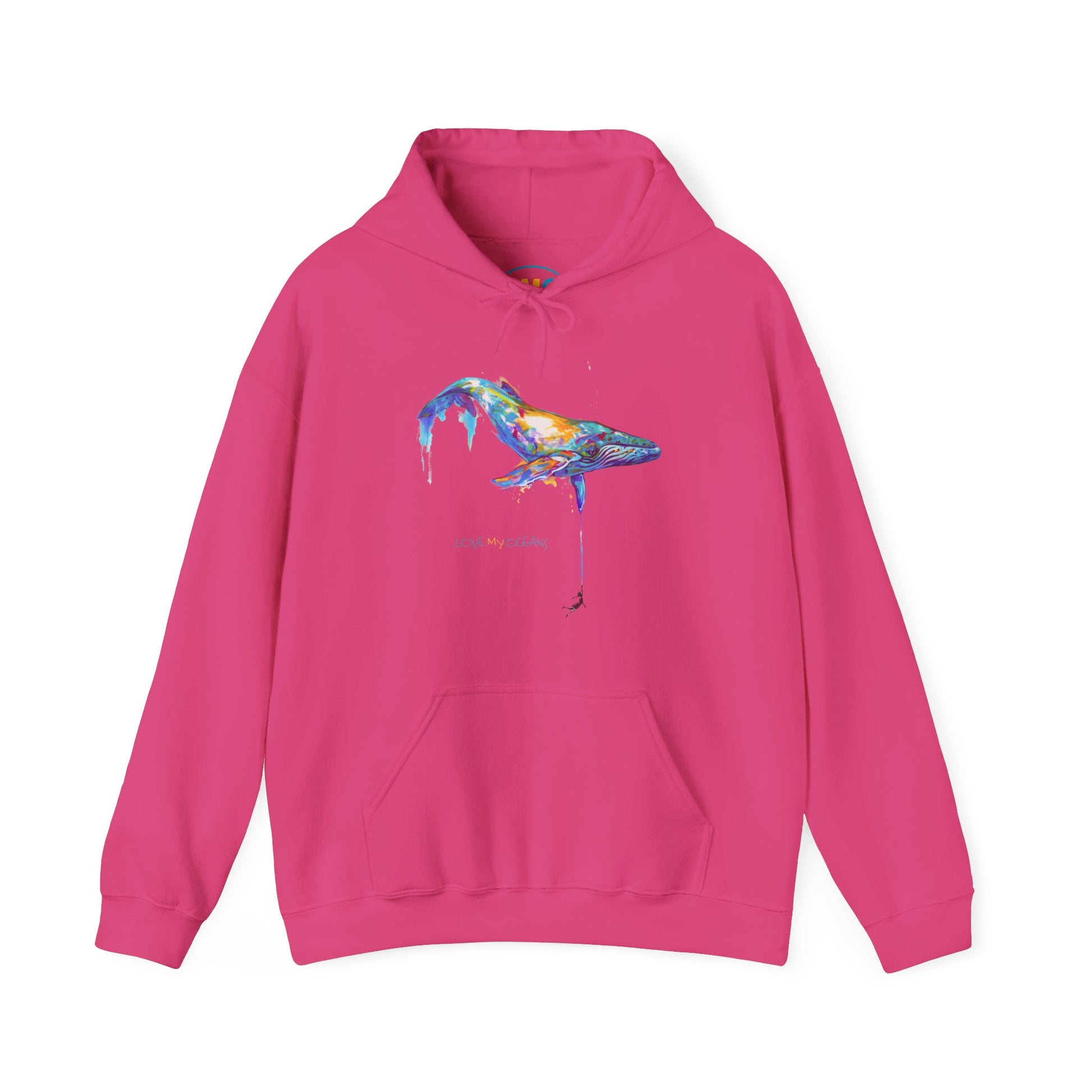 Humpback Whale, Hooded Sweatshirt - Love My Oceans Hoodie