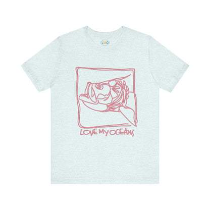 Sketchy Tarpon - Crewneck Tee - Tarpon Angler Shirt