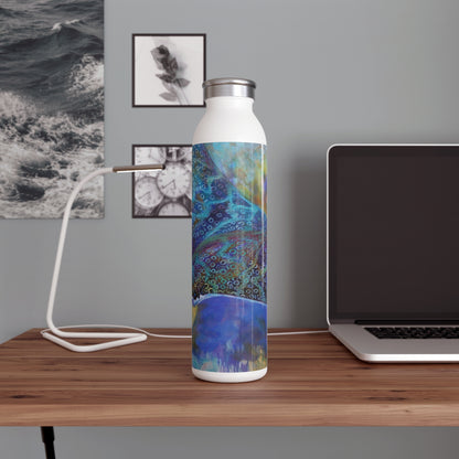 Spotted Eagle Ray - Vibrant Ocean-Themed Slim Water Bottle - Love My Oceans Mug