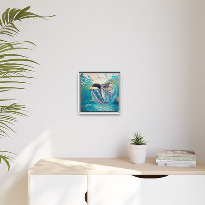 "Silver and Sun" Tarpon Art Print - Love My Oceans Canvas