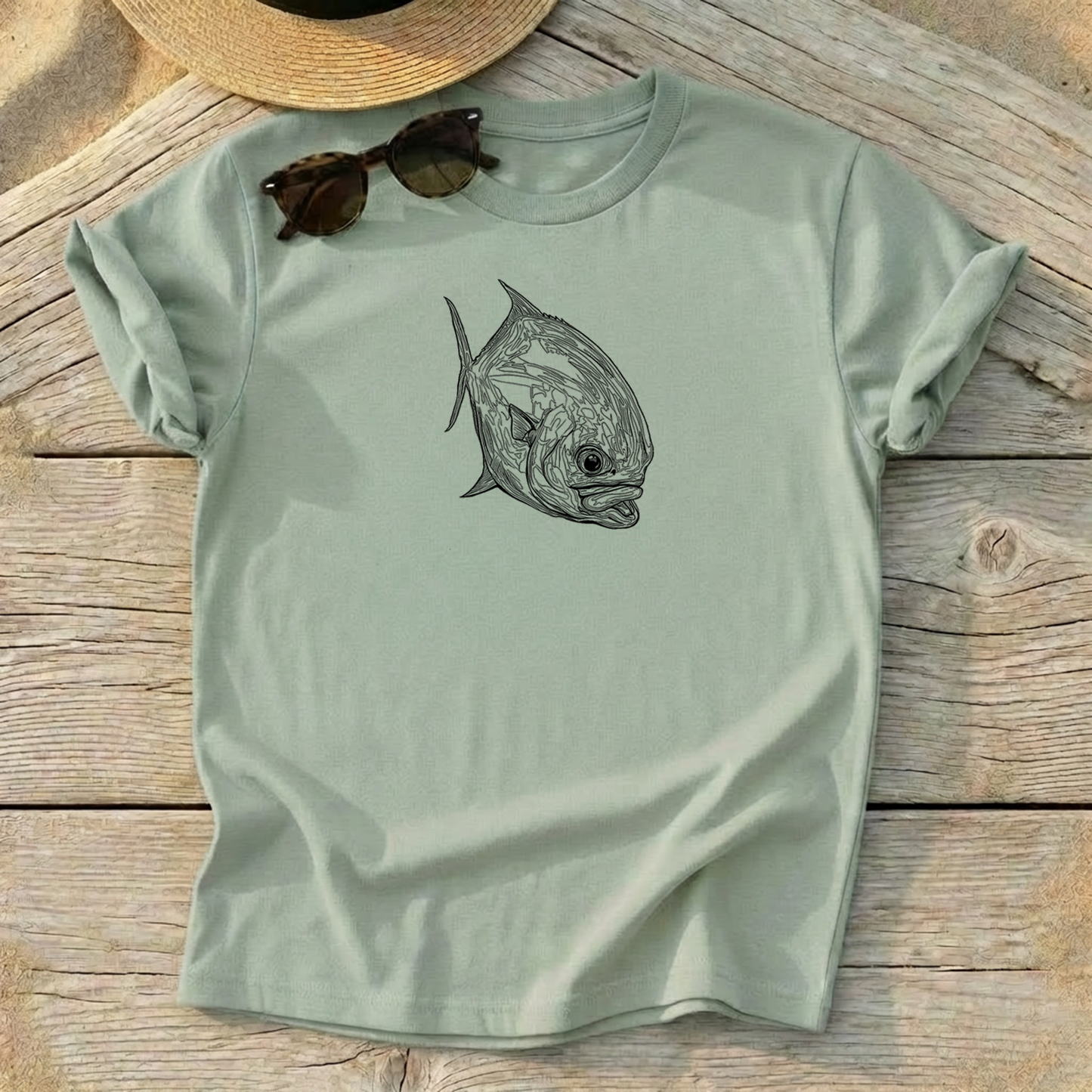 Permit - Sketchy Tee - Love My Oceans T-Shirt