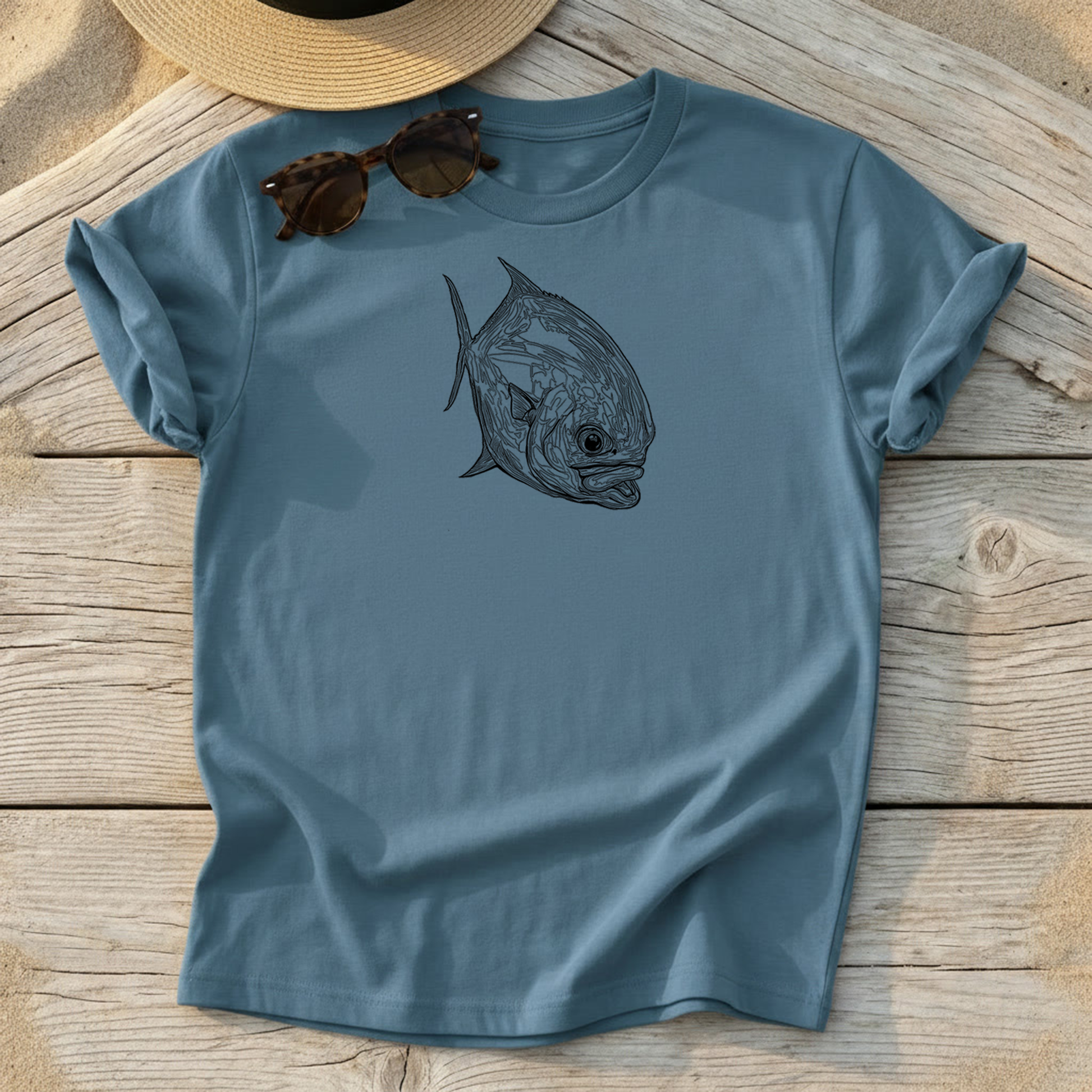 Permit - Sketchy Tee - Love My Oceans T-Shirt