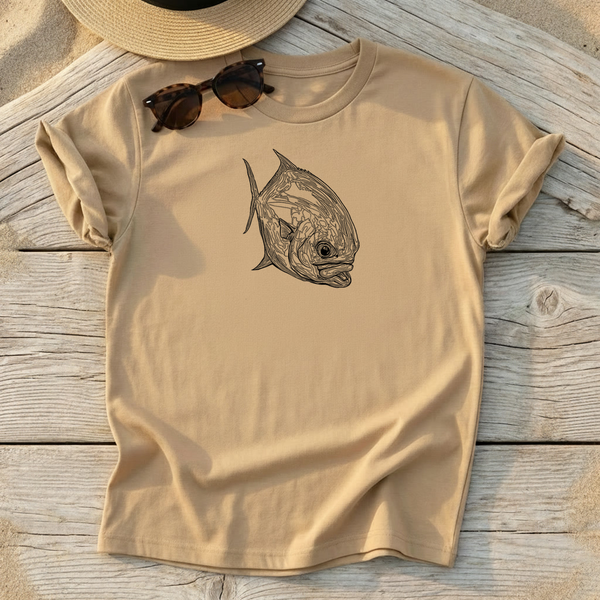 Permit - Sketchy Tee - Love My Oceans T-Shirt