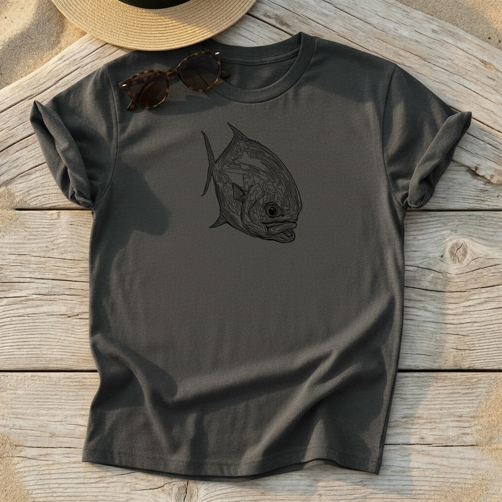 Permit - Sketchy Tee - Love My Oceans T-Shirt