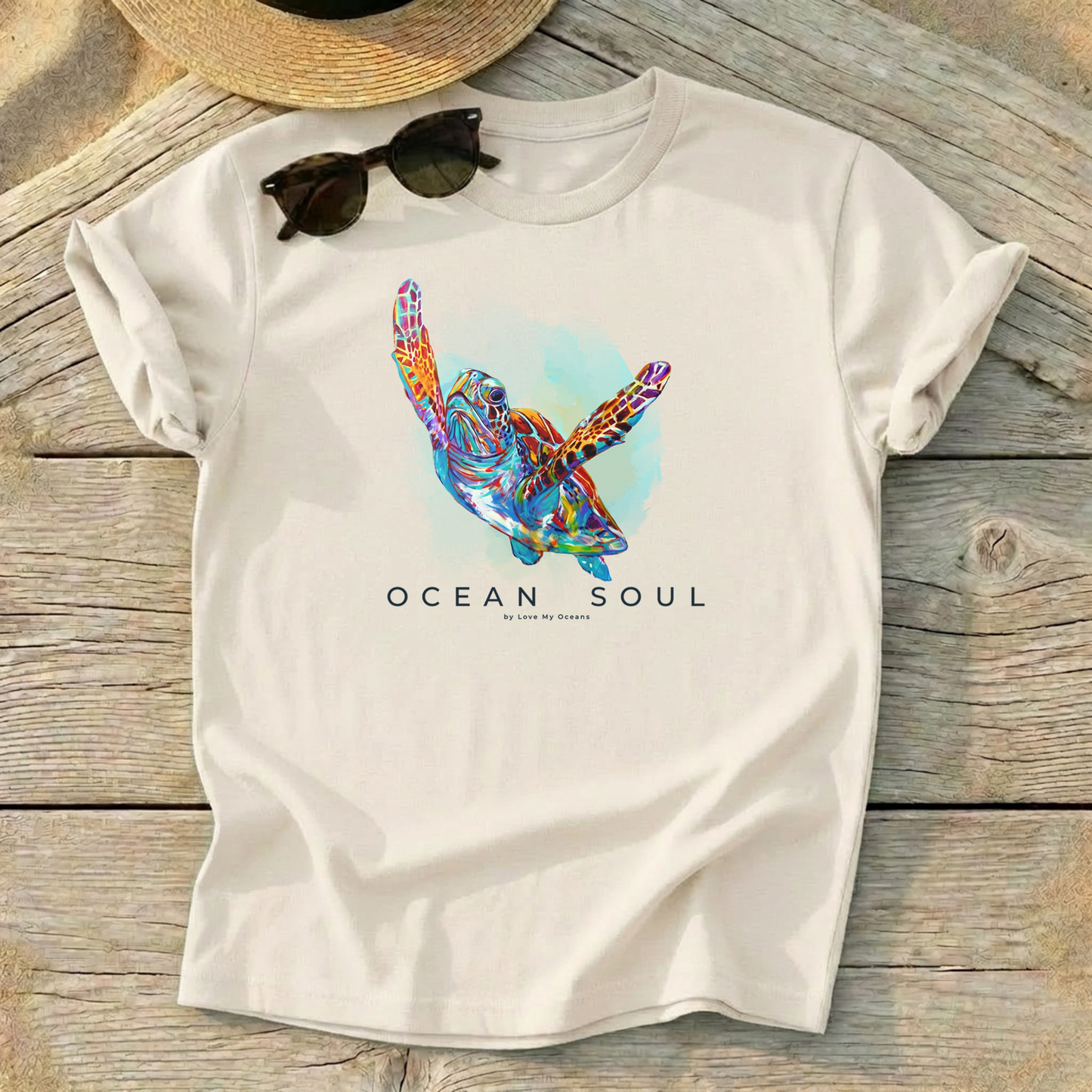 Ocean Soul – Sea Turtle Tee - Love My Oceans T-Shirt