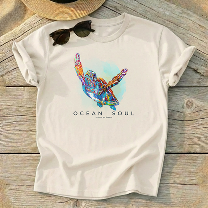 Ocean Soul – Sea Turtle Tee - Love My Oceans T-Shirt