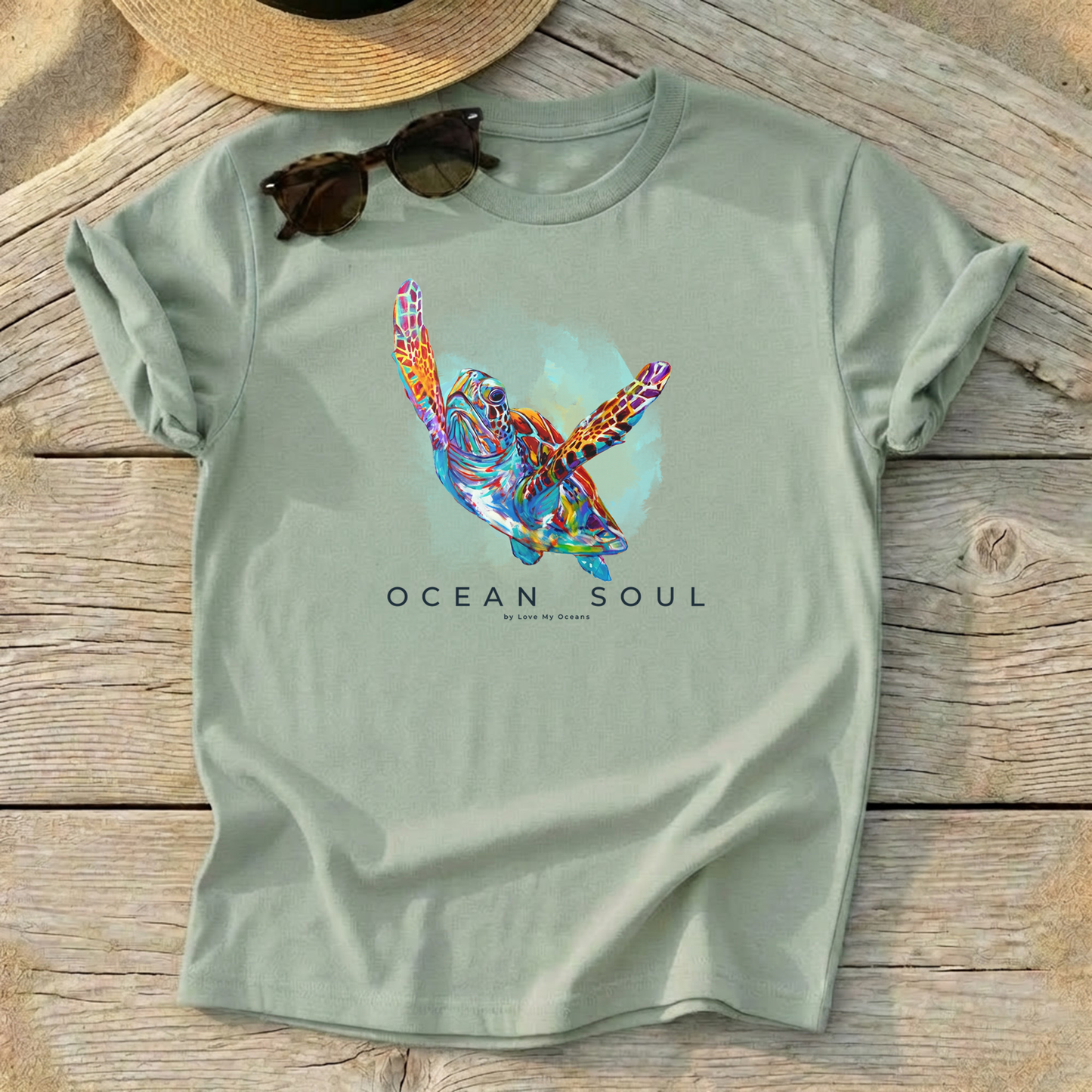 Ocean Soul – Sea Turtle Tee - Love My Oceans T-Shirt