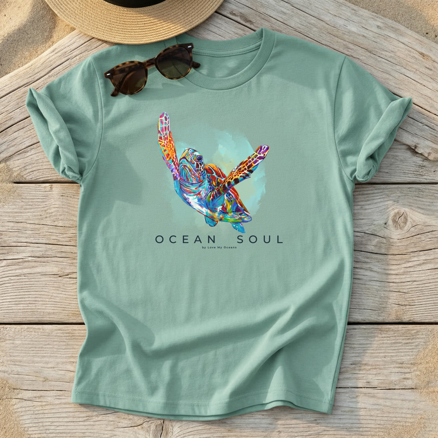 Ocean Soul – Sea Turtle Tee - Love My Oceans T-Shirt